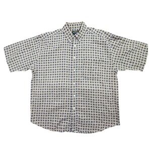Vintage‎ Cambridge Classics Men's L Short Sleeve Button Down Shirt